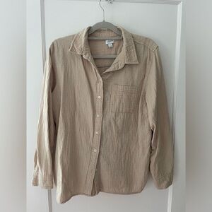 J. Crew gauze button down